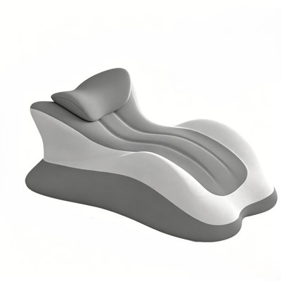 Multifunctional Ergonomic Prone Pillow Cervical Neck Support Cushion Breathable Washable Face Down Pillow for Office Napping Reading Massage and Home Rest Use