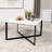 Square Marble Top Coffee Table