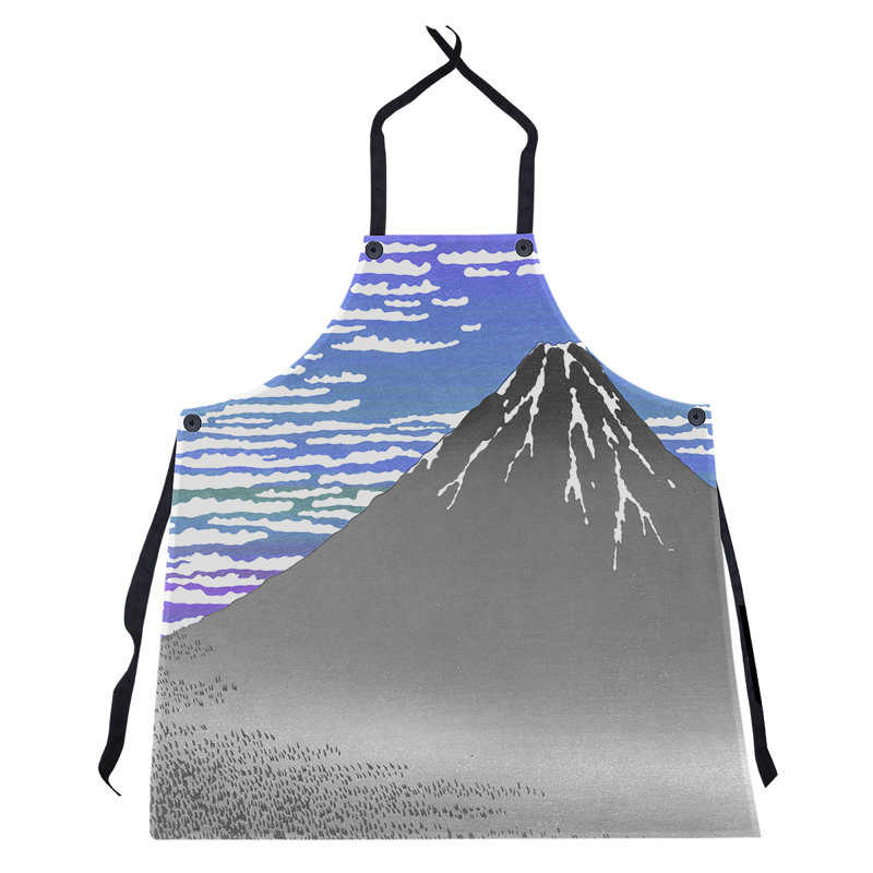 Bib Apron, Gray/Blue