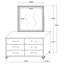 Commode 6 tiroirs Clanton-116447853