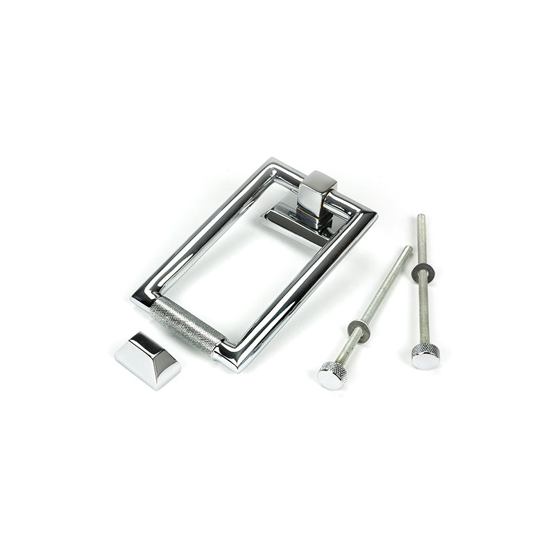 Brompton Door Knocker, Polished Chrome