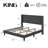 Pocitos Upholstered Wingback Bed-572648241