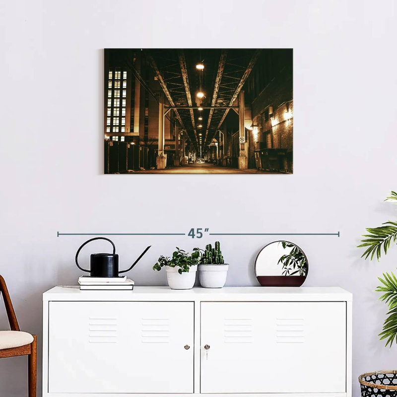 Mehar Chicago Train Bridge, 20" H x 30" W