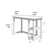 Medium Desk W/ Shelves K/D