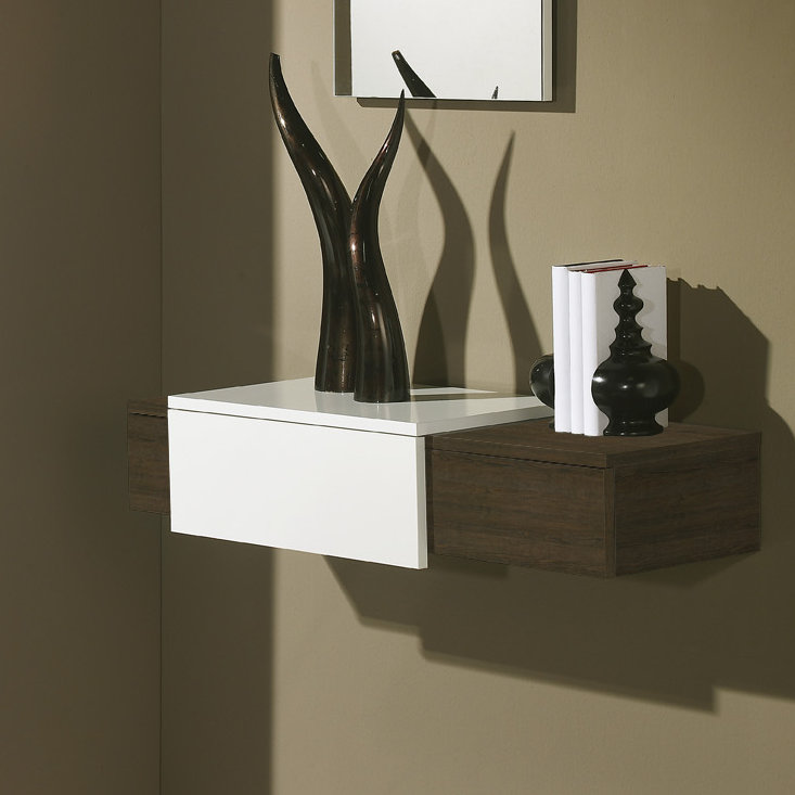Rectangle Accent Cabinet, Natur / White