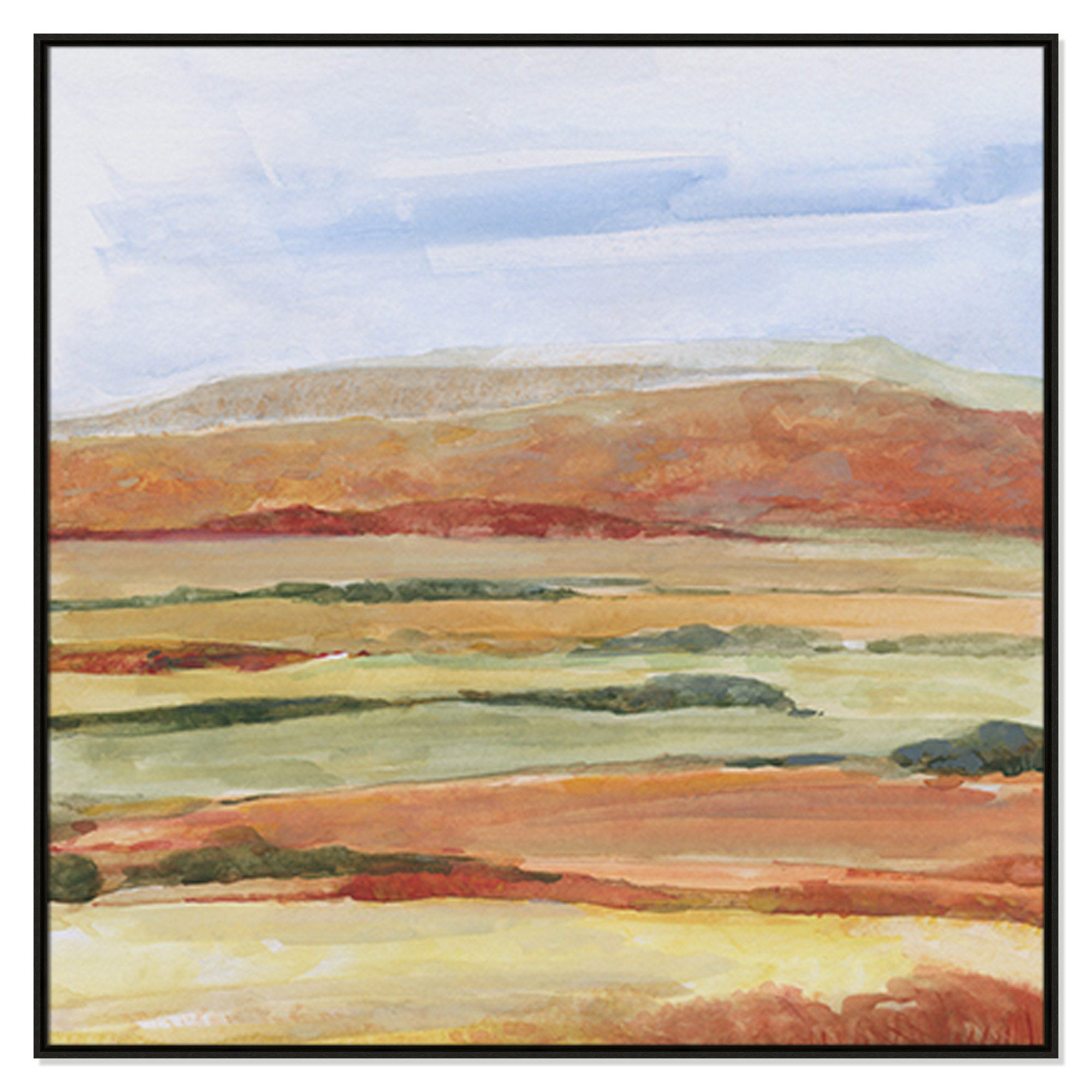 Sedona Magic Print by Sally Swatland, Espresso, 46.5" H x 46.5" W x 2" D