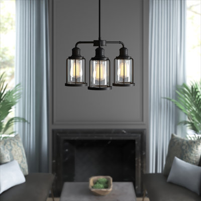 Leyden 3 - Light Dimmable Chandelier