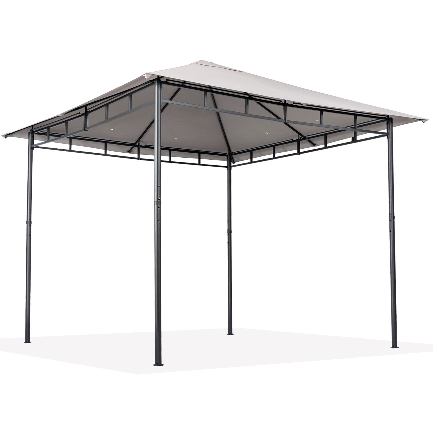 Mondawe 10-ft x 17-ft White Metal Rectangle Pop-up Gazebo in the Gazebos  department at