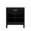 Ensemble de meuble-lavabo autoportant de 30 pouces avec lavabo, ensemble de lavabo simple avec tiroirs, une armoire et un tiroir basculant-863803360