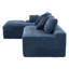 Boneless L-Shaped Modular Sectional Living Room Sofa Set,2 Pc Free Combination & Installation Free-1541849259