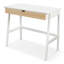 Ebern Designs Computer Desk Wooden Workstation Vanity Table W/ 1 Drawer & Rubber Wood Legs-1034785170