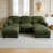Green+3 Seat+2Ottoman