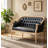Atenea 49.5'' Upholstered & Birch Wood Loveseat-1637176345-1685946080