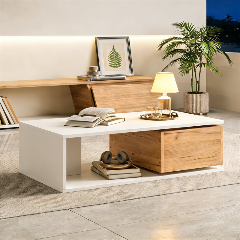 Frame Coffee Table with Storage