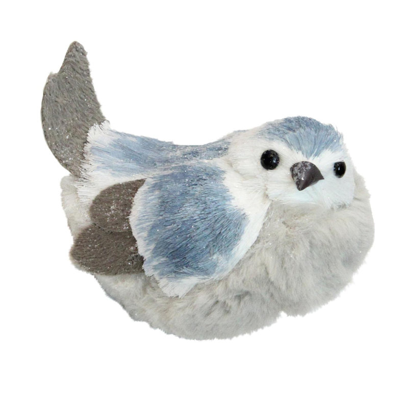Figurine de Noël 5,5 po bleu et blanc