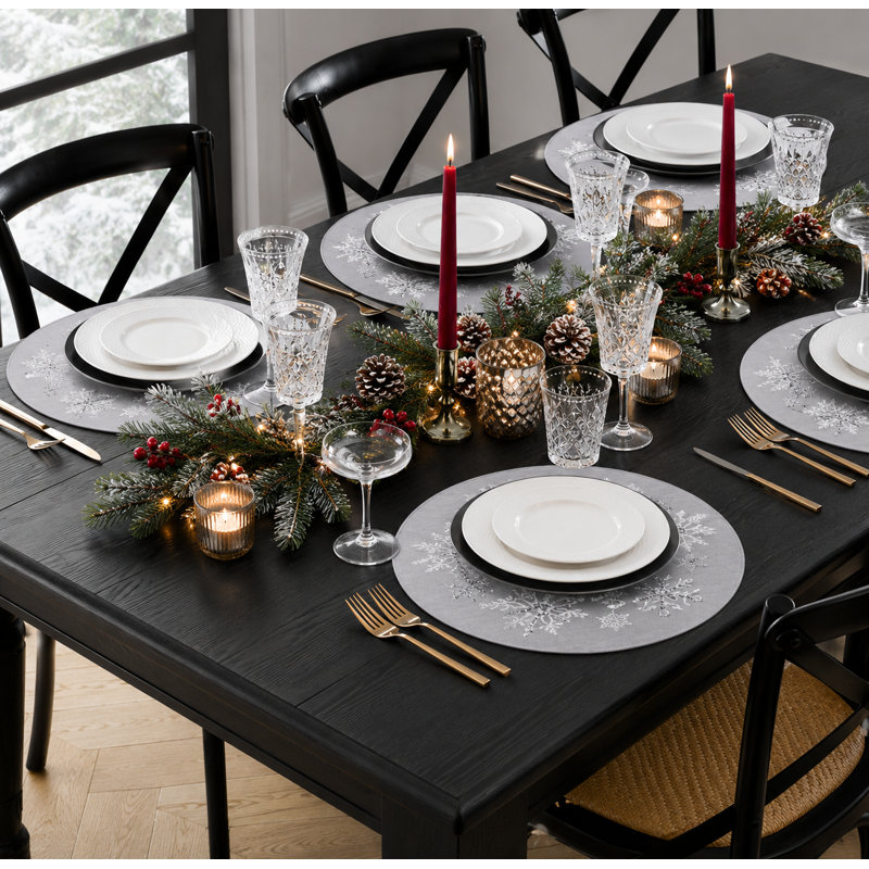 Polyester Abstract Round Placemat