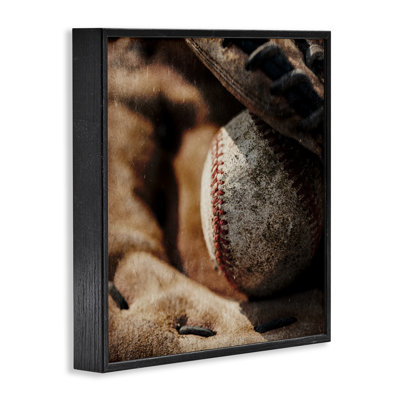 Be The Ball Baseball, estampe numérique, design par Kim Allen