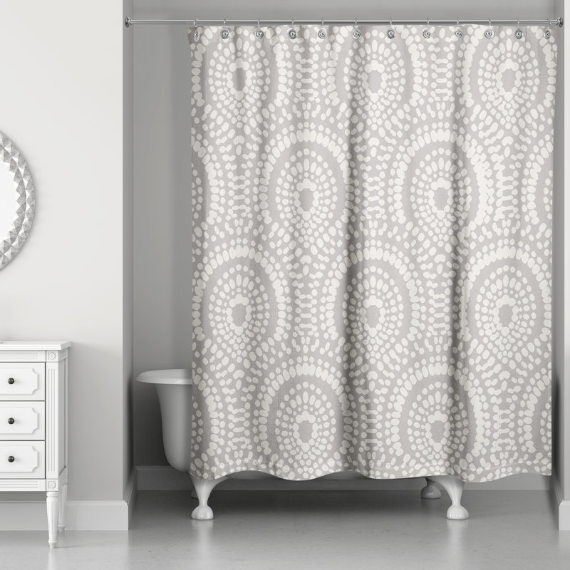 Rideau de douche Rubianas, Taupe