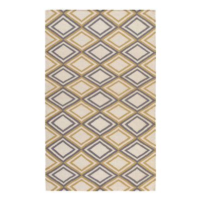 Araliya Wool Geometric Indoor Rug