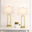 28.5" Metal Table Lamp Set With USB, Type-C Ports And Built-In Outlet(Set Of 2)-164059781-163676445
