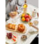 Sous-verres pour table basse, sous-verres absorbants, sous-verres, cadeau de pendaison de crémaillère, décoration intérieure, ensemble de 6, ensemble de sous-verres de style campagnard avec support, 4 pouces, style grès