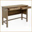 Table basse rustique en bois massif avec 2 tiroirs - Rangement élégant pour le salon Mudroom