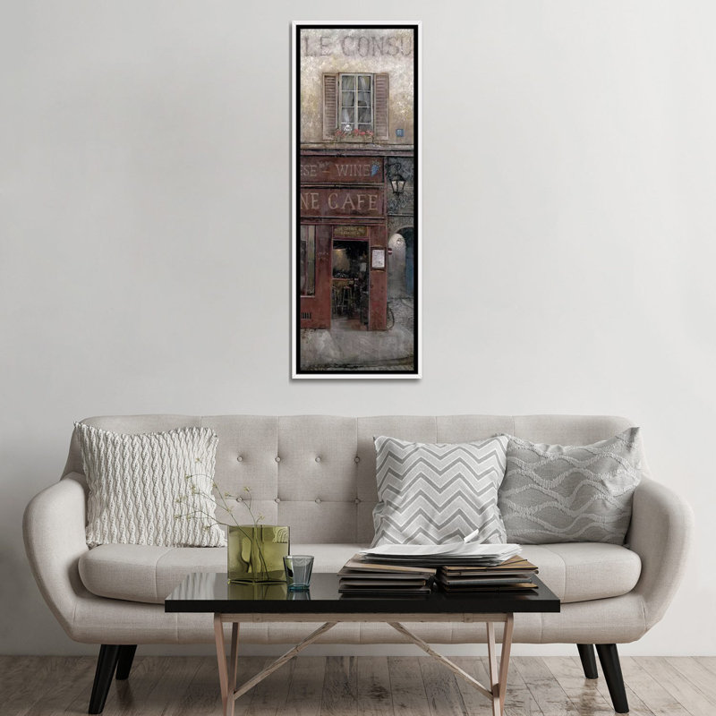 Ma place, H 60 po x l 20 po x P 1,5 po, Toile blanche encadrée