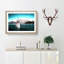 Boat on the Lake in New Zealand in Abstract - Picture Frame Painting Print-55679189-55679183