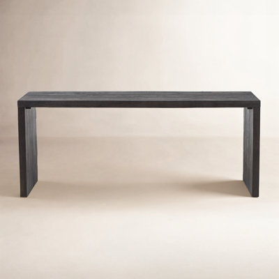 Demetruis 70 " Oak Writing Desk