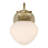 Melbourne 1-Light Wall Sconce in Noble Brass