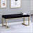 Bench with C Metal Base