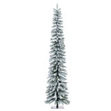 Vickerman 7.5' x 22" Snowy Flocked Alpine 429Tips