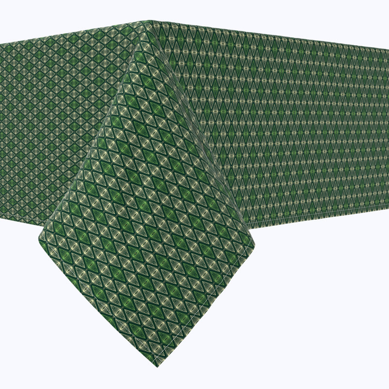 Rectangular Tablecloth, 100% Cotton, Floral 9, 120" x 52"