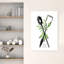 Cooking Is Love Made Edible Whimsical Abstract Contemporary Landscape Nature Wall Art Print-134630782