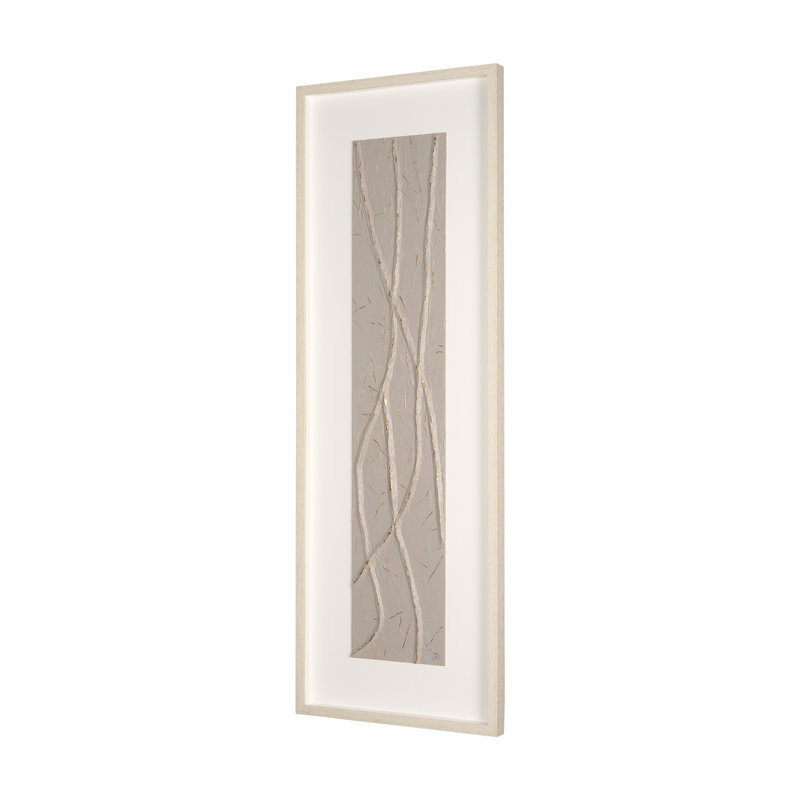 Taupe Expression par Studio M, reproduction d'art encadrée sous verre, Coco Expression