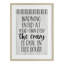 «Attention the Crazy is Real», impression encadrée sous verre, design par Lux + Me Designs-362130223-362130221