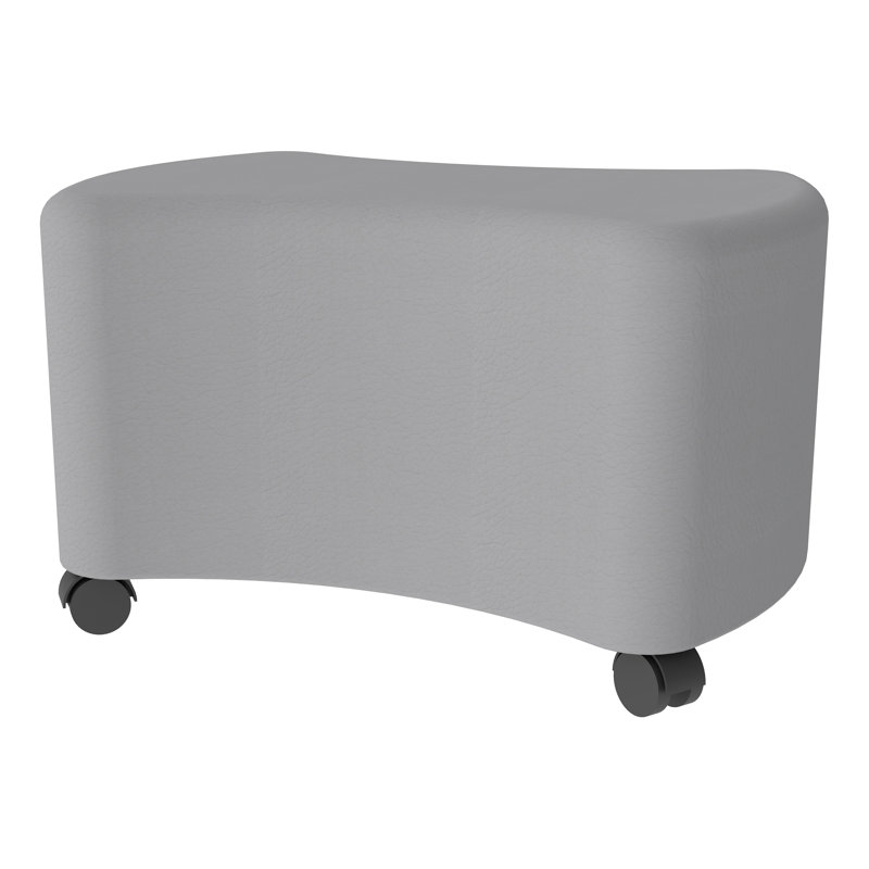 Tabouret à nœuds papillon structuré en savoir plus, H 14 po x l 24,5 po x P 17 po, Quadrillé vert, Oui