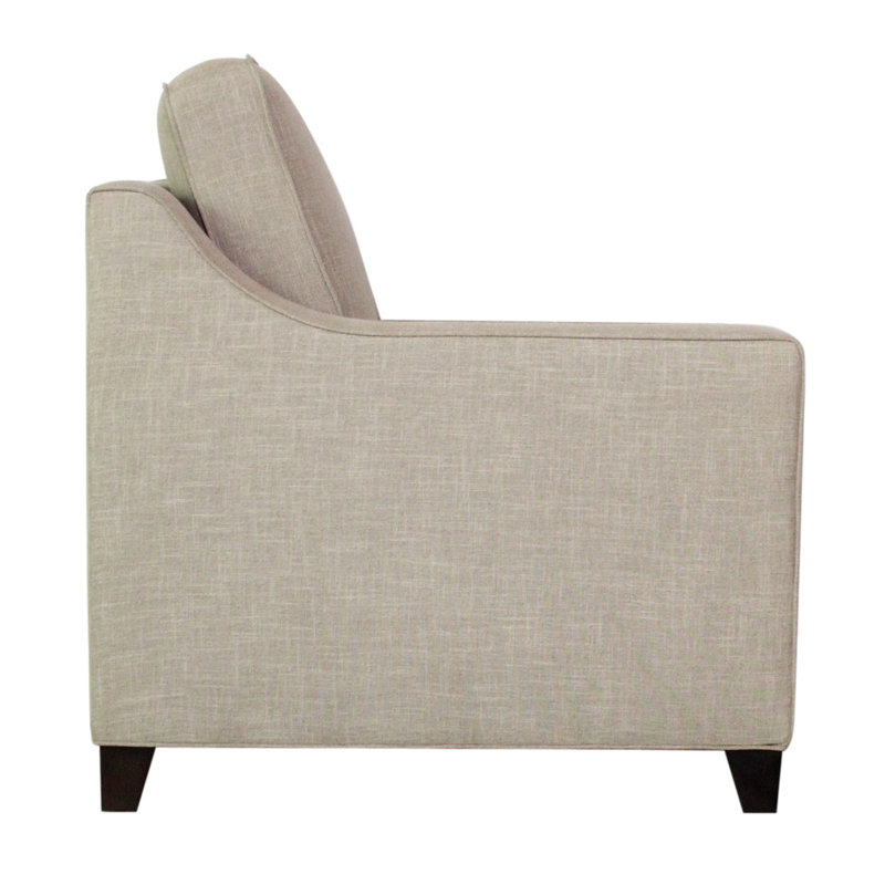 Clark Armchair, Cafelle, Fluff Pearl