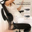 Chaise de bureau ergonomique noire Cablady-1558858988