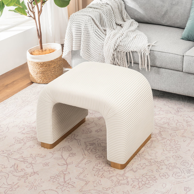 Repose-pieds 25 pouces pour repose-pieds, Blanc