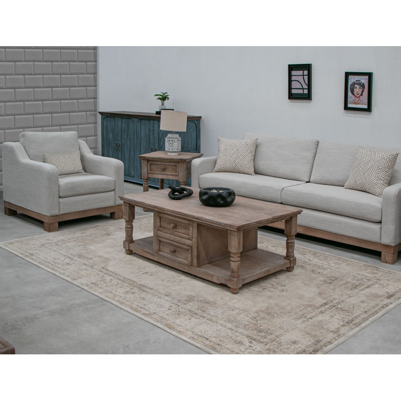 Samba 59.75'' Upholstered Loveseat, Light Brown