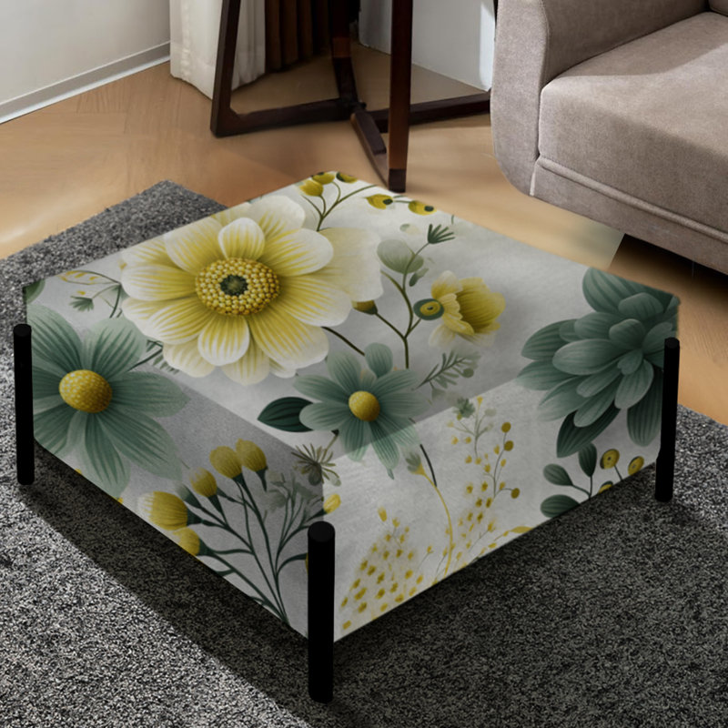 Motif floral vert Boho Chic