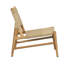 Chaise d'appoint rembourrée Aumiller, naturel