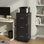 Classeur en bois 3 tiroirs avec serrure 38,58 "H