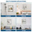 Double tablette de niche en acier inoxydable 21 "X 17"-550905382