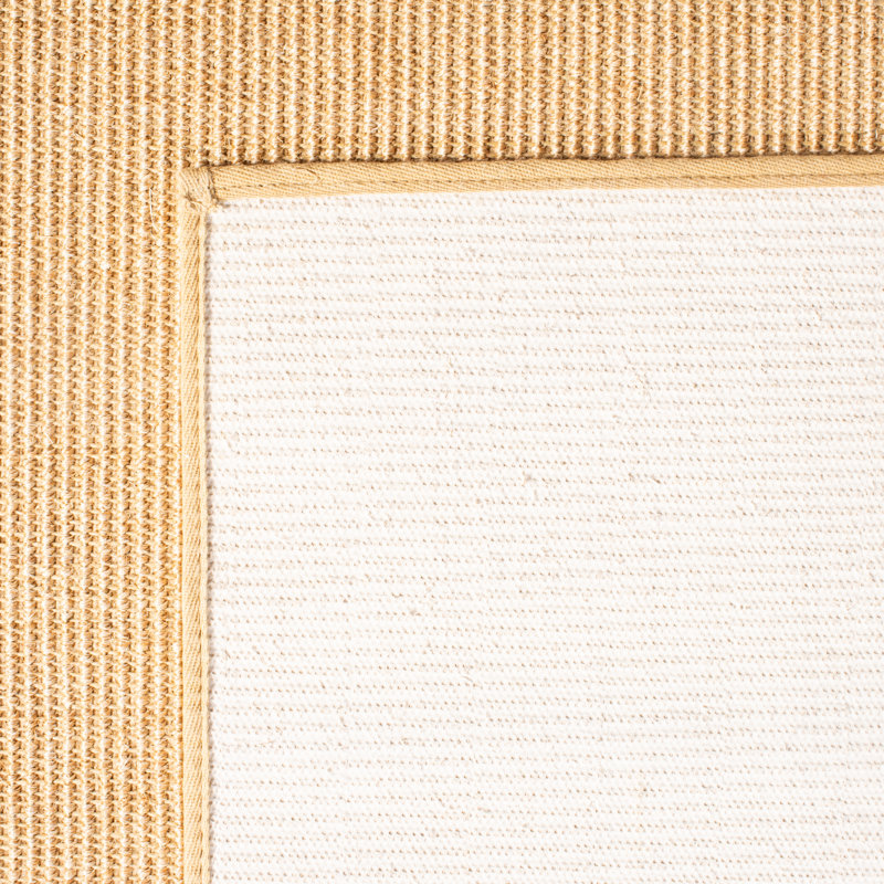 Martha Stewart Sisal/Jute Solid Color Rug in Natural, Runner 2'3" x 8'