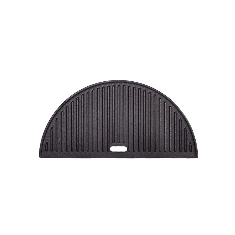 Kamado Joe Half Moon Cast Iron Reversible Grill Griddle for 18 in. ClassicJoe