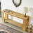 63" Console Table with Storage Shelf