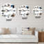 Horloge murale bohème et éclectique-60328840