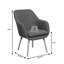 Fauteuil à oreilles avec pieds en bois massif de 25,25 po Abdelrahman-1227347214
